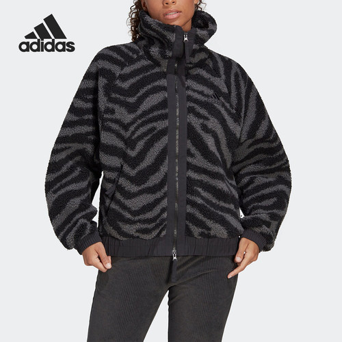 Adidas/阿迪达斯正品新款女士时尚保暖立领休闲外套HY1030
