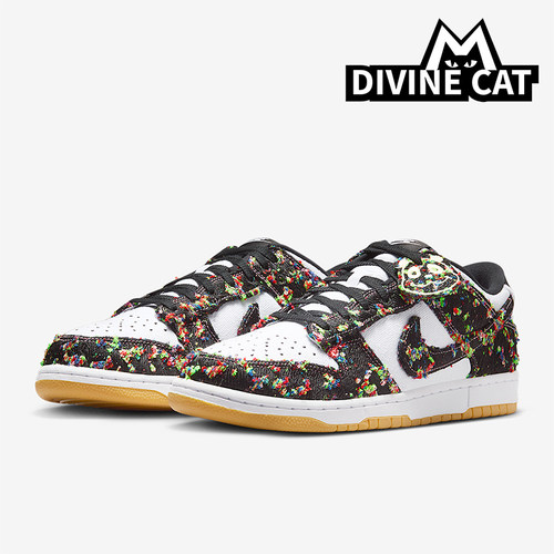 Nike/耐克正品DunkLowRetro新款男白黑色经典街头板鞋IB2263-100