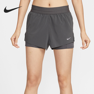 女士中腰二合一跑步运动短裤 Nike 耐克正品 夏季 036 HJ5377