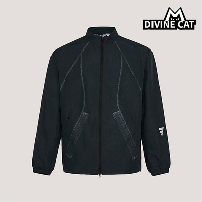 Adidas/阿迪达斯正品春季男士宽松运动经典梭织立领外套KU5308