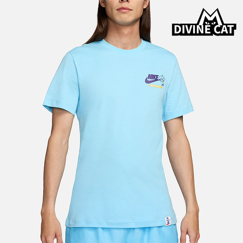 Nike/耐克正品2025男士日常圆领套头耐穿透气运动短袖FV3755-407