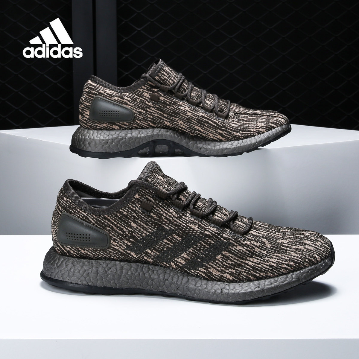 Adidas/阿迪达斯正品 18秋季Pure boost轻便运动跑步鞋BB6281