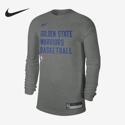Nike耐克正品Golden State Warriors男透气速干长袖T恤FD9949-063