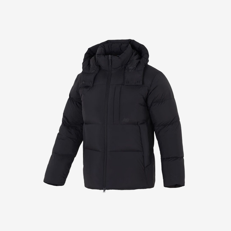 New Balance/NB正品2025新款男子运动休闲连帽羽绒服NPE41031-BK