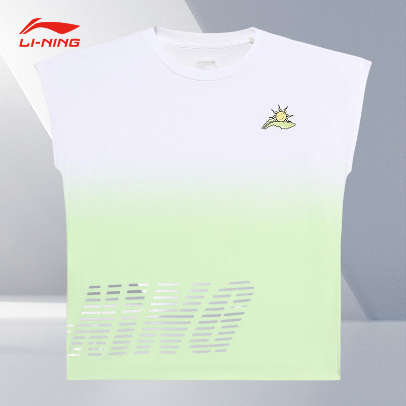 Lining/李宁正品儿童跑步系列宽松透气圆领运动无袖背心YHSS156-1