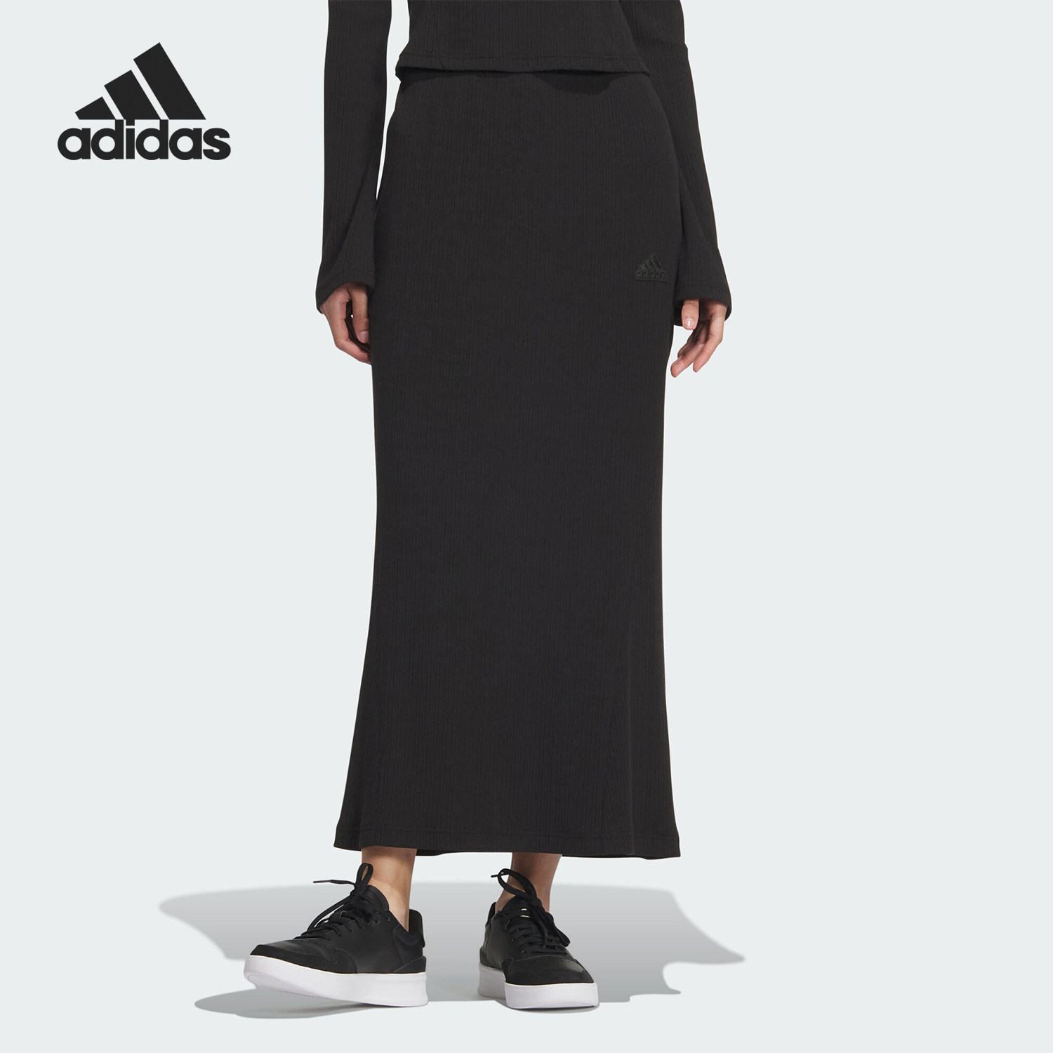 Adidas/阿迪达斯正品LOUNGE SKIRT女士运动休闲半身裙JJ3574