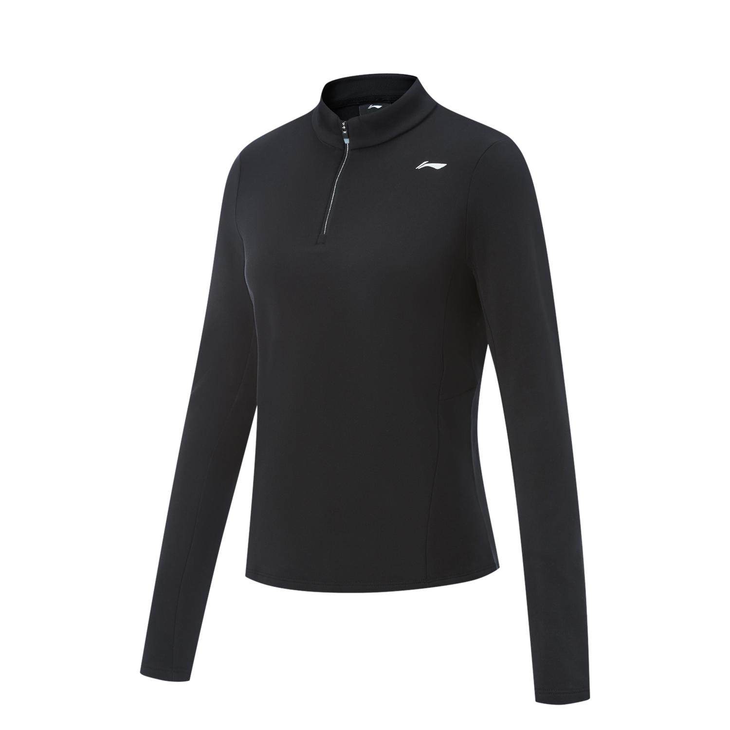 李宁正品健身系列女子吸湿排汗运动休闲半拉链立领长袖T恤ATLV300,运动服/休闲服装,运动T恤,淘宝优惠券,粉丝福利购,淘宝优惠卷