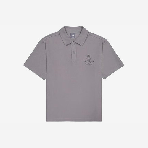 New Balance/NB正品2025新款男女舒适透气短袖POLO衫NFE27011-GR