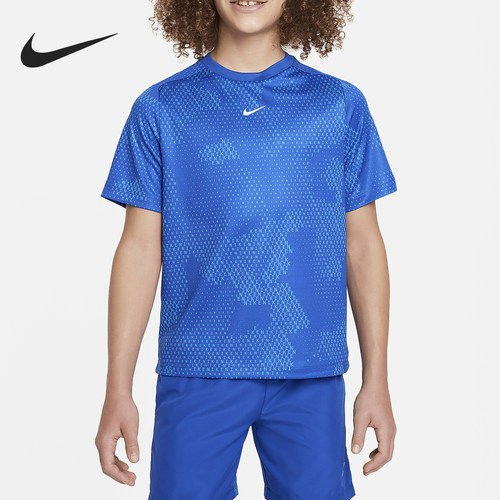 Nike/耐克正品Multi Dri-FIT大童男孩休闲短袖T恤FN8694-480
