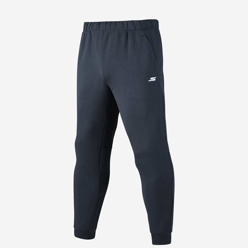 Skechers/斯凯奇正品2024新款男士针织跑步运动训练束脚长裤
