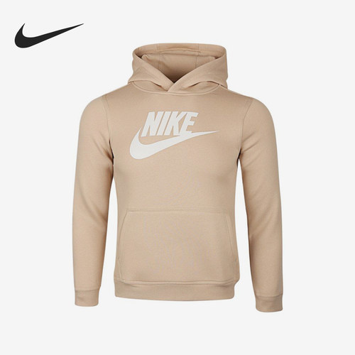 Nike/耐克正品套头长袖卫衣新款儿童柔软连帽卫衣CJ7861-126