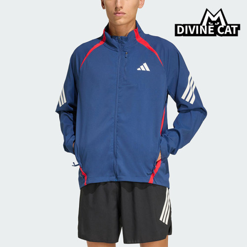 Adidas/阿迪达斯正品2025冬季款男士耐穿跑步运动立领外套KA8725