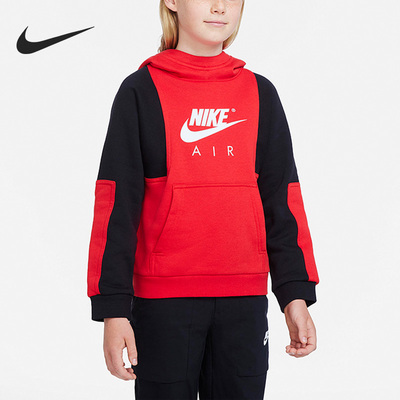 Nike/耐克正品冬季新款大童运动休闲加绒连帽卫衣DD8712-657