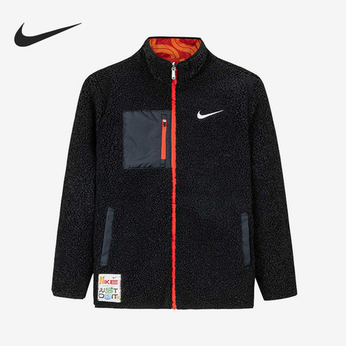 Nike/耐克正品2025冬季款大童立领保暖双面穿外套IF3752-010