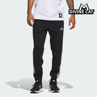 Adidas/阿迪达斯正品ESSENTIALS男士休闲针织条纹日常长裤JD1861