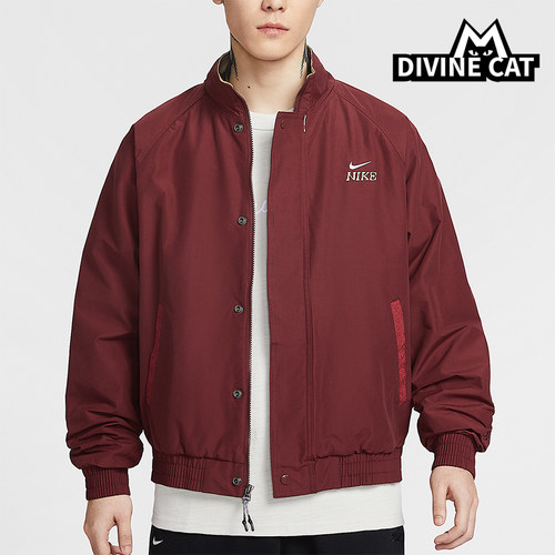 Nike/耐克正品2025冬季款男士日常立领刺绣休闲外套IQ3705-613