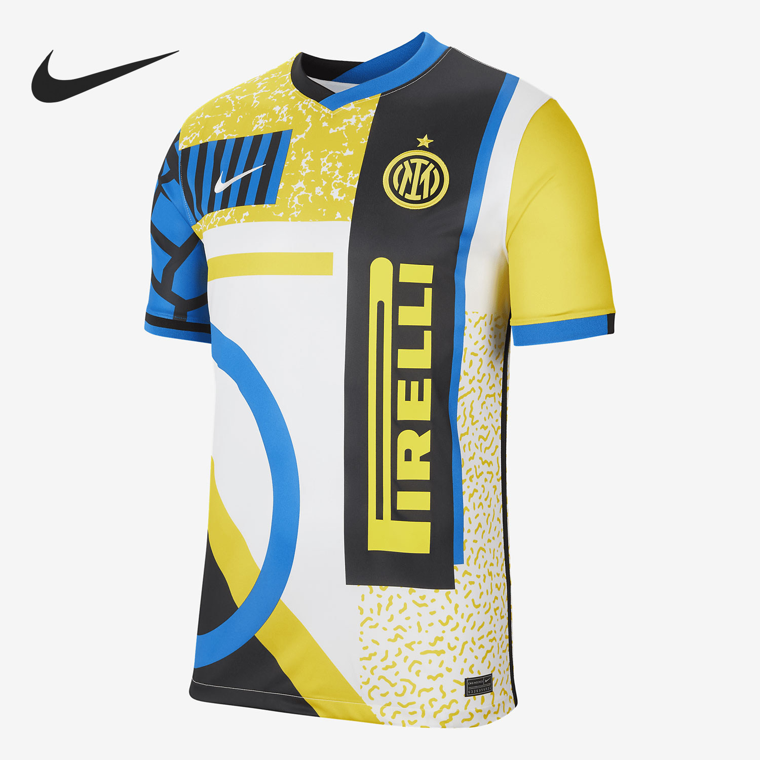 Nike/耐克正品国际米兰球迷版男士足球训练短袖CV8413-101