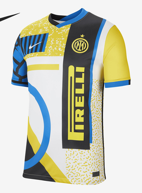 Nike/耐克正品国际米兰球迷版男士足球训练短袖CV8413-101