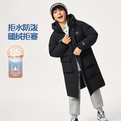 李宁正品时尚潮流系列男女大童纯色运动休闲保暖羽绒服YYMV117