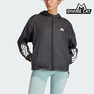 Adidas/阿迪达斯正品HYG WINDY女士运动拒水梭织健身夹克JX1872