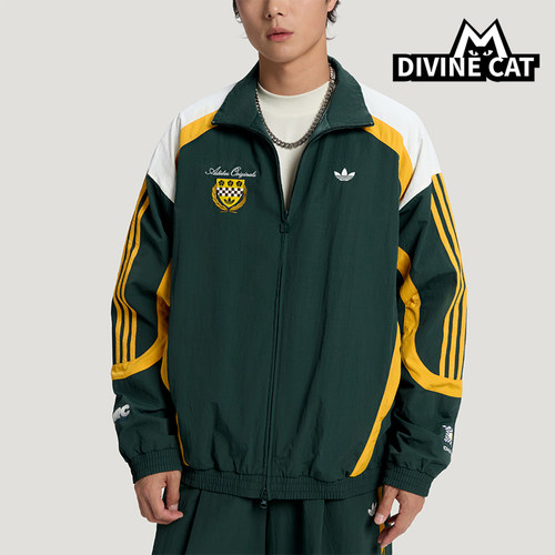 Adidas/阿迪达斯正品三叶草男士赛车风拼接夹克外套LD6511