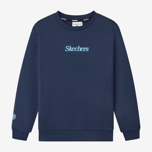 Skechers斯凯奇正品kids Comfort儿童舒适套头卫衣L425K073-002Z