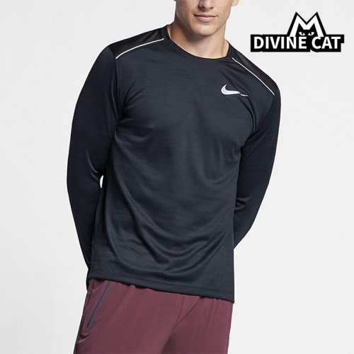 Nike/耐克正品春秋男士轻盈圆领柔软经典透气长袖T恤AJ7569-010