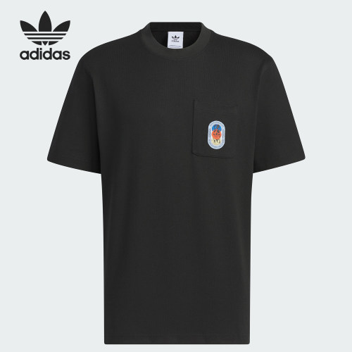 Adidas/阿迪达斯正品三叶草男士经典简约日常短袖T恤JD3240