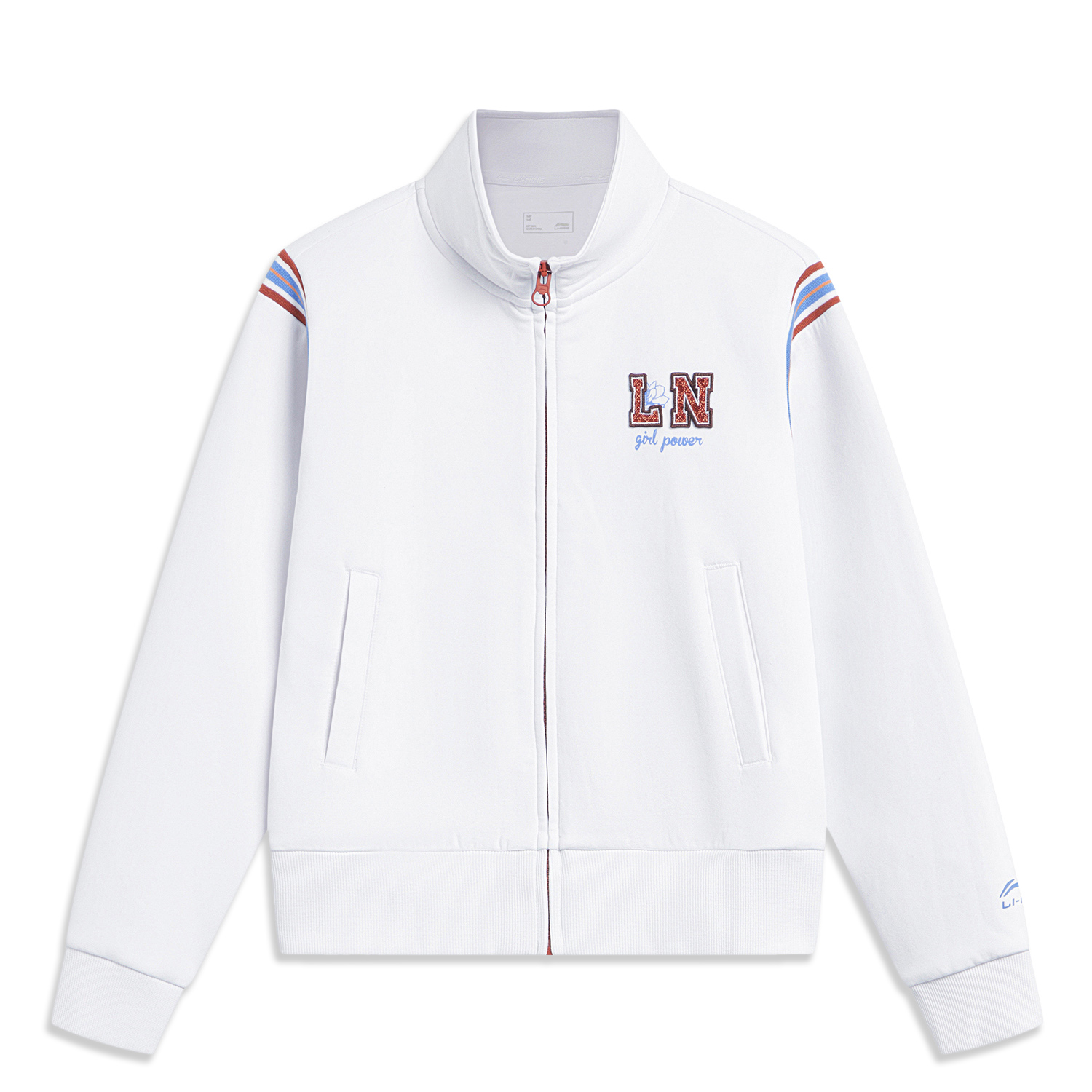 Lining/李宁正品运动潮流系列儿童时尚休闲宽松立领外套YWDT148