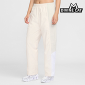 Nike 103 IF0219 耐克正品 Sportswear女士运动中腰拼接刺绣长裤