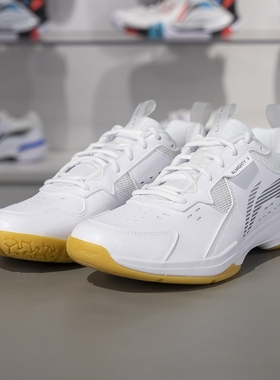 李宁正品全能王V男女同款透气低帮防滑耐磨羽毛球训练鞋AYTT001-5