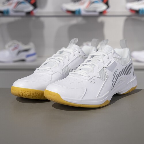 李宁正品全能王V男女同款透气低帮防滑耐磨羽毛球训练鞋AYTT001-5