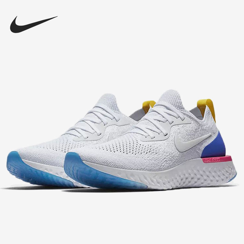 Nike/耐克正品Epic React Flyknit女子缓震跑步鞋AQ0070-101,运动鞋new,跑步鞋,淘宝优惠券,粉丝福利购,淘宝优惠卷