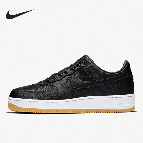 Nike/耐克正品男女同款黑丝绸撕撕乐低帮休闲板鞋CZ3986-001