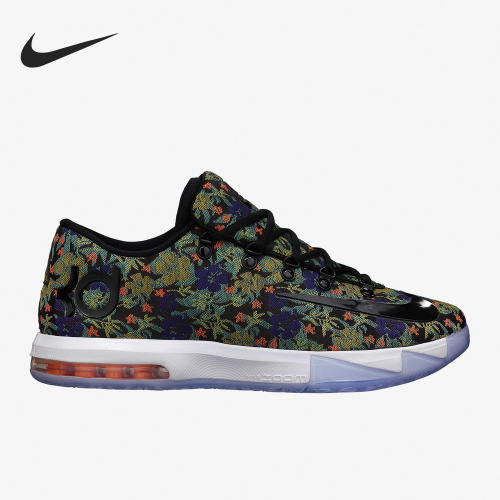 Nike耐克正品KD 6 EXT男子实战低帮系带印花篮球鞋652120-900
