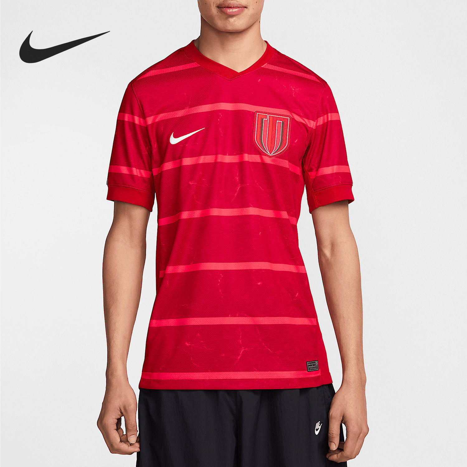 Nike/耐克正品夏季新款男士足球比赛训练短袖T恤HM6166-687