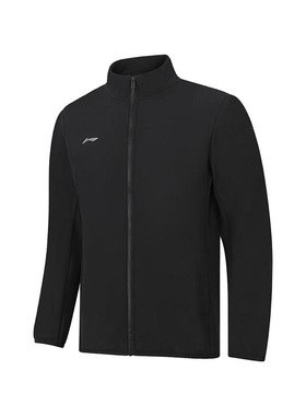 Lining/李宁正品秋季男子健身纯色立领保暖运动夹克外套AFDT803