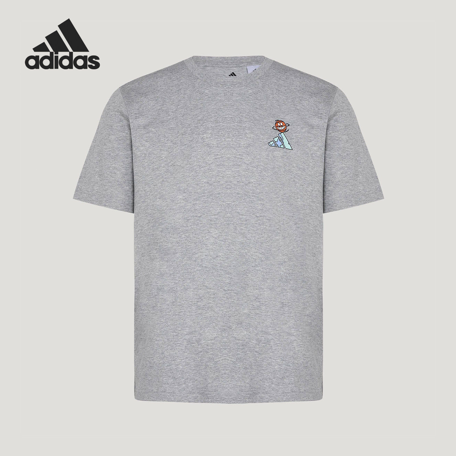 Adidas/阿迪达斯正品夏季男士圆领透气篮球运动短袖T恤KG8264