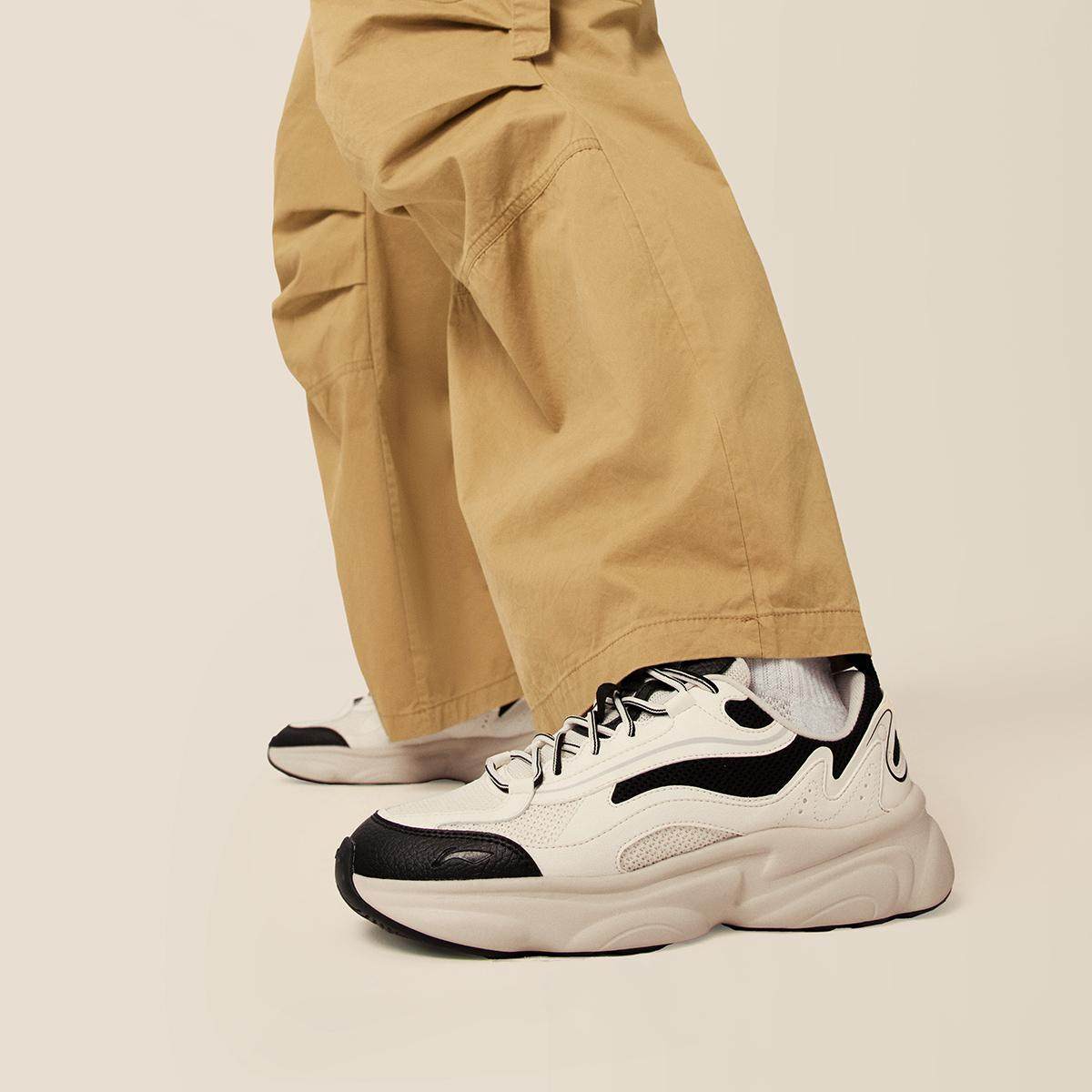 李宁正品春秋新款奶椰男子减震回弹经典日常运动休闲鞋AGCV129,运动鞋new,运动休闲鞋,淘宝优惠券,粉丝福利购,淘宝优惠卷