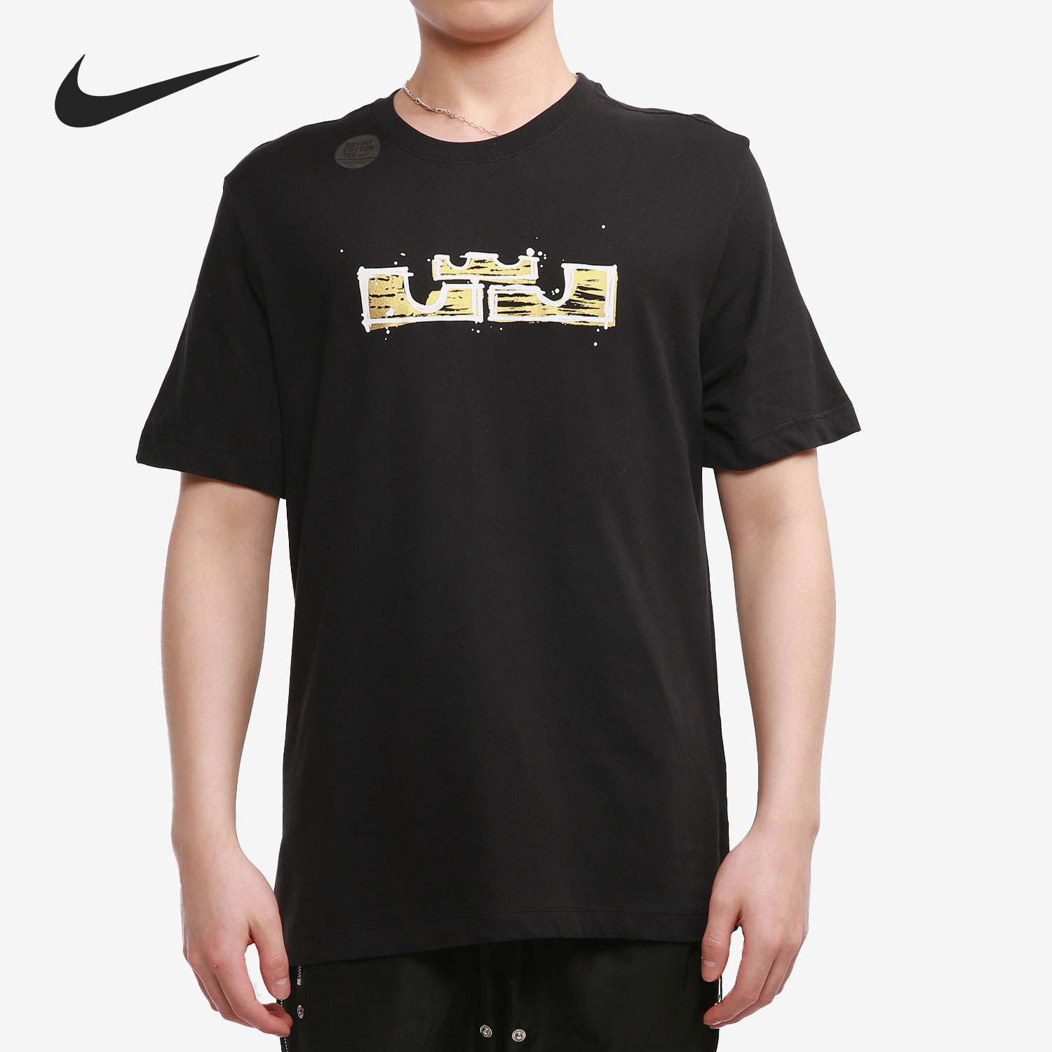 Nike/耐克正品当季新款男子印花短袖圆领运动T恤DD0784-011
