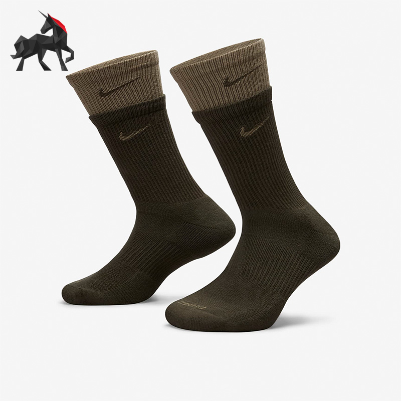 耐克男女通用运动中筒袜一双装