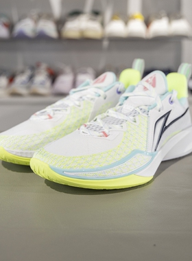 李宁正品闪凌2男子时尚低帮软弹舒适透气篮球专业比赛鞋ABAV009-3