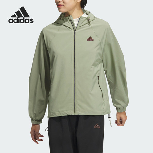 Adidas/阿迪达斯正品新款女士运动休闲简约夹克外套JJ1129