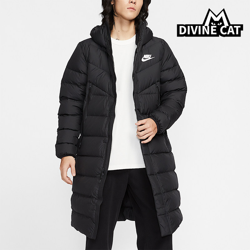 Nike/耐克正品2025秋季款男士日常运动连帽保暖羽绒服IB2963-010