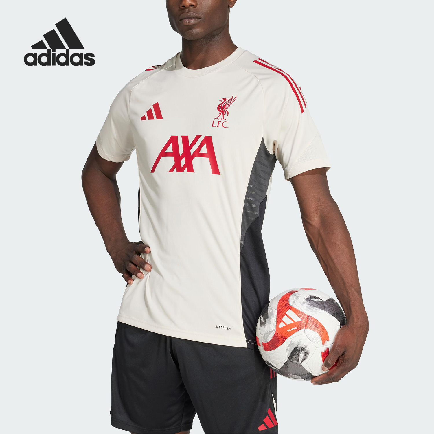 Adidas/阿迪达斯正品利物浦男士足球运动透气短袖球衣JV6574