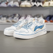 李宁正品 AGCT375 天迹男子缓震回弹潮流撞色轻便低帮经典 休闲鞋