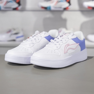 AGCT638 女子轻便舒适低帮耐磨运动休闲板鞋 2024新款 李宁正品