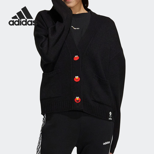 Adidas/阿迪达斯正品 Sesame Street 女子运动夹克外套HD7282