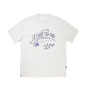 李宁正品 T恤AHSV675 宽松透气休闲圆领短袖 ANB联名系列男女同款