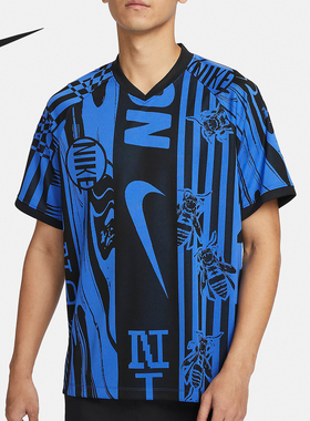 Nike/耐克正品夏季男士圆领宽松印花休闲运动T恤FN2394-480